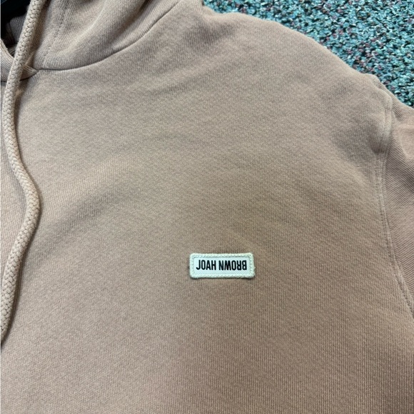 JOAH BROWN Empire Pullover Hoodie S/M Terracota French Terry - Picture 8 of 12